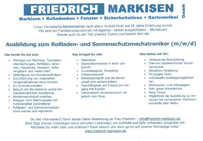 Stellenangebot